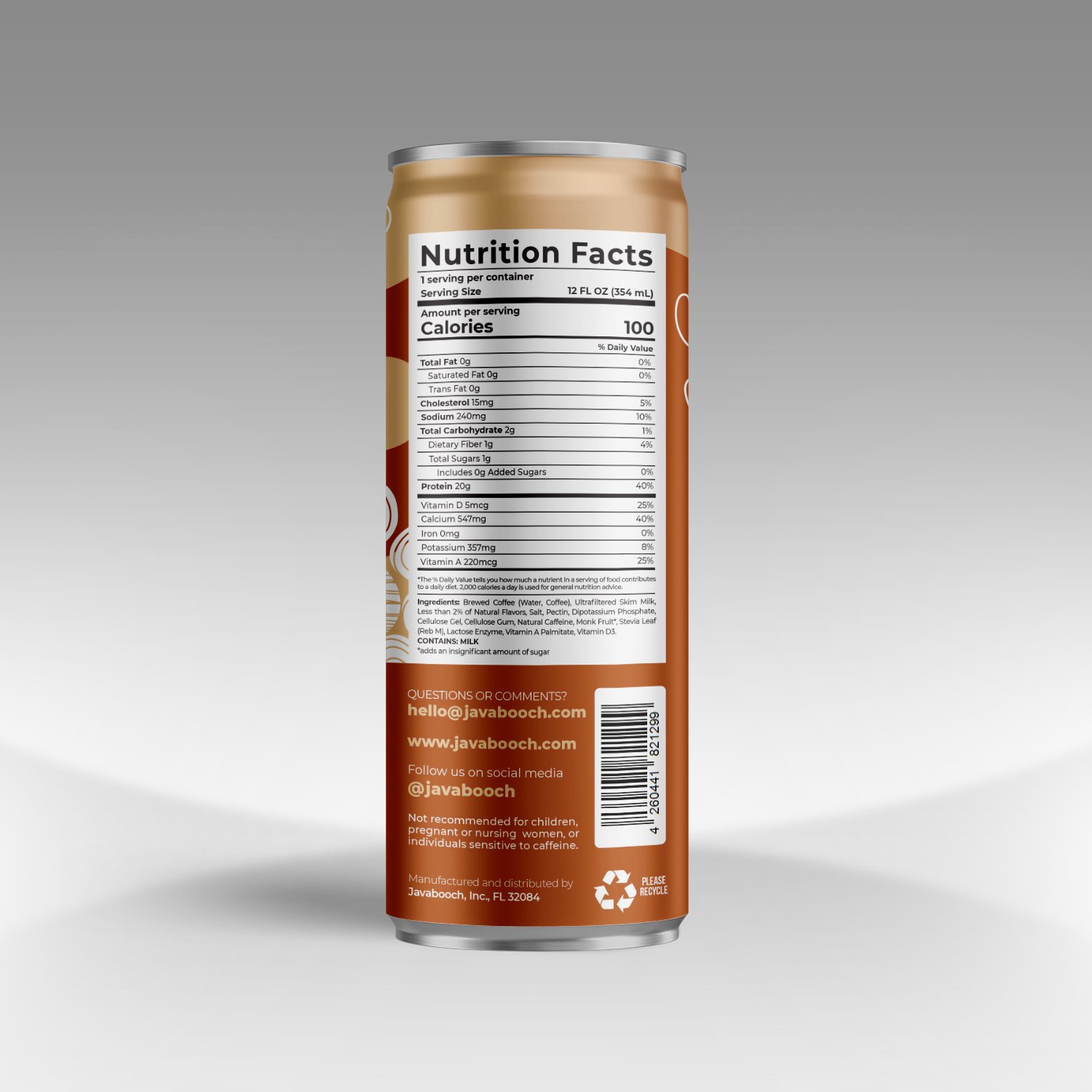 Javabooch Anaerobically Fermented RTD - Caramel Cream - Image 2