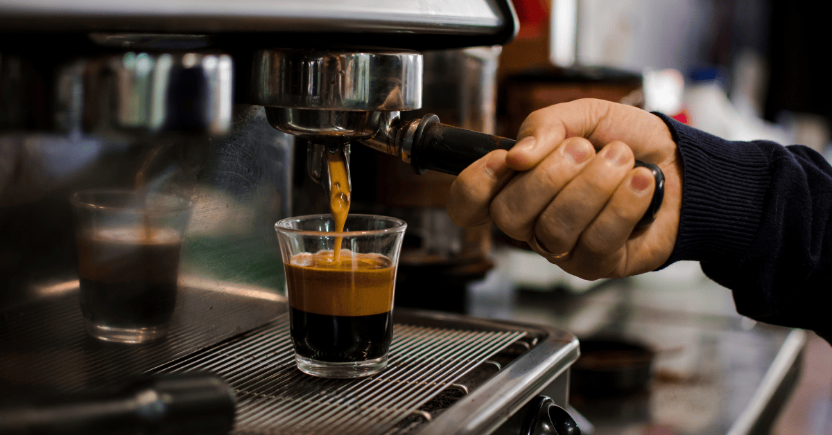 Three coffee brewing methods — pour-over, espresso, and French press — used to brew anaerobically processed coffee beans with fruity flavor notes.